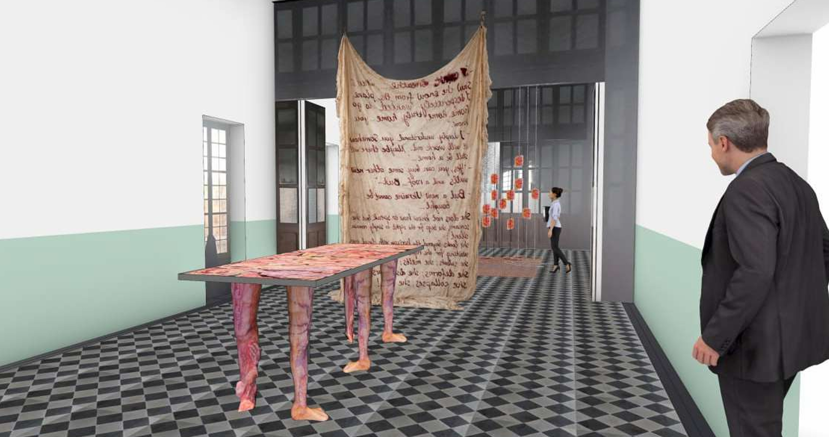 Visualisation of the pavilion