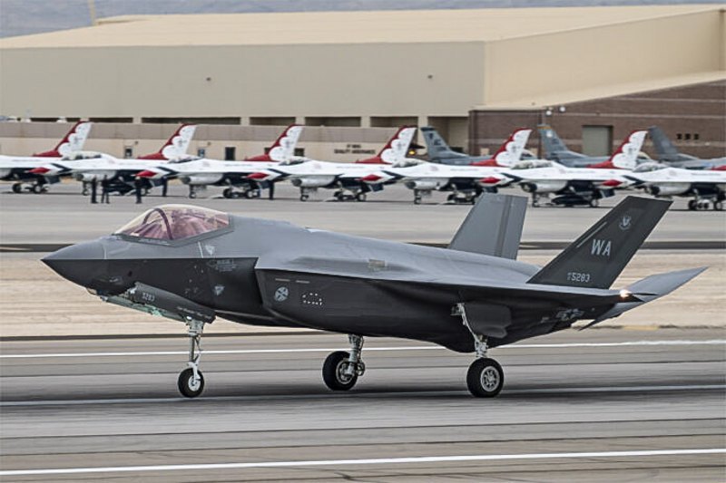 Fifth-generation F-35 fighter.