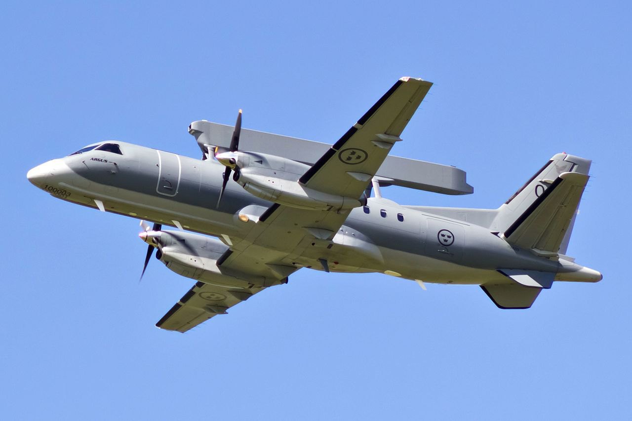 Saab 340 Airborne Surveillance and Control (ASC) 890 — Swedish Early Air Warning and Control Aircraft