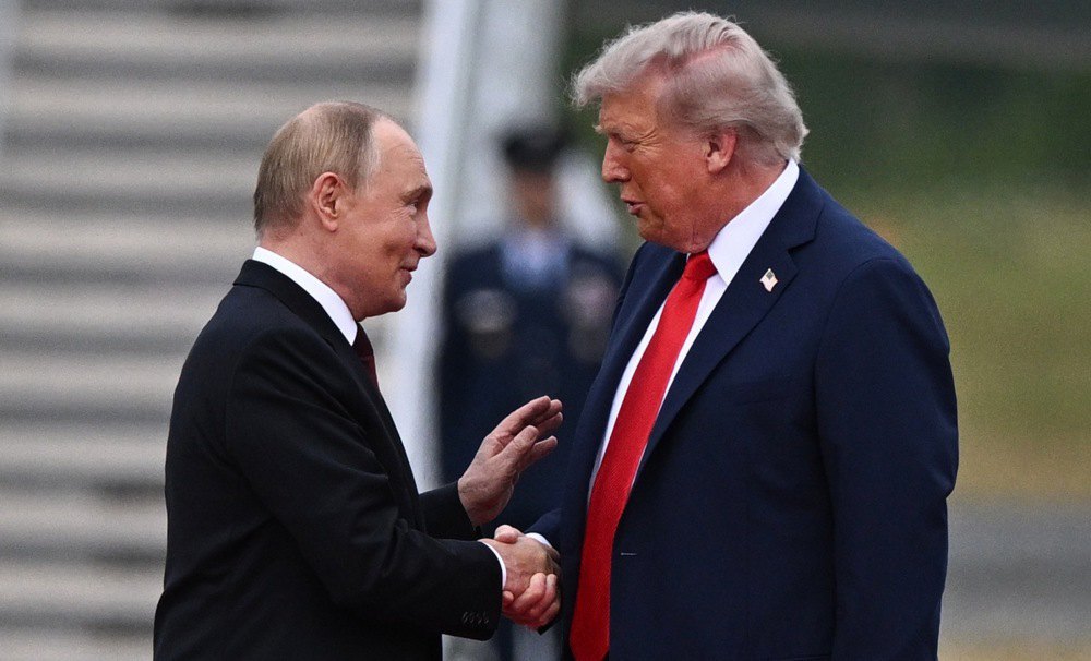 Donald Trump's meeting with Vladimir Putin in Alaska, 15 August, 2025.