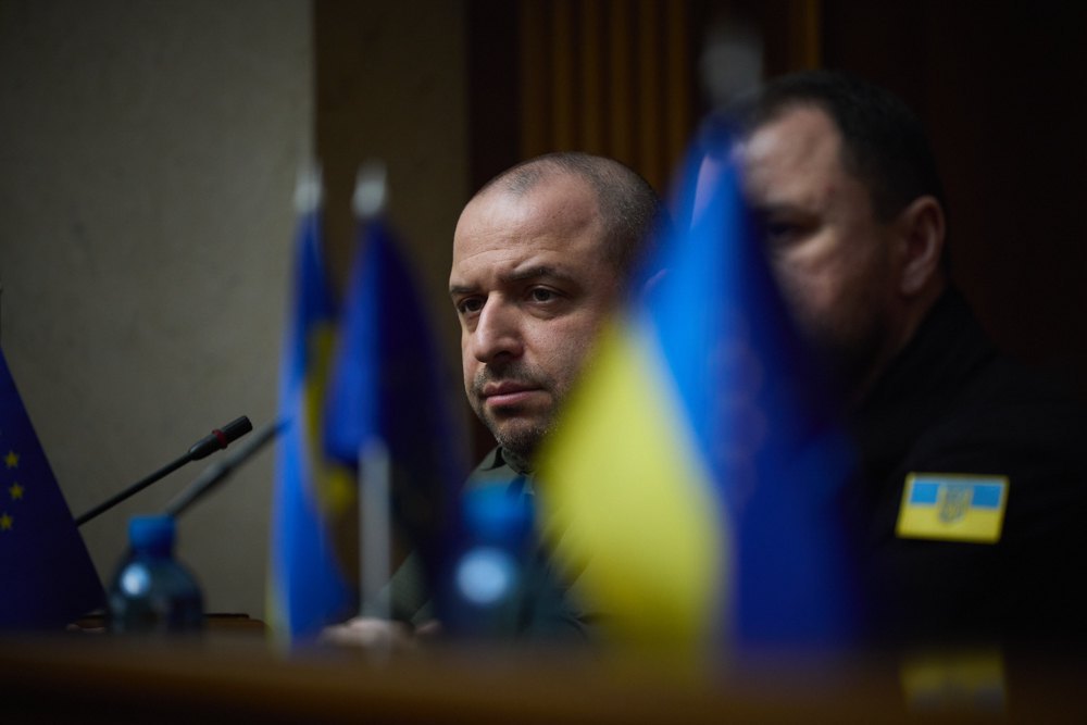 Rustem Umerov in the Cabinet of Ministers during a parliamentary session