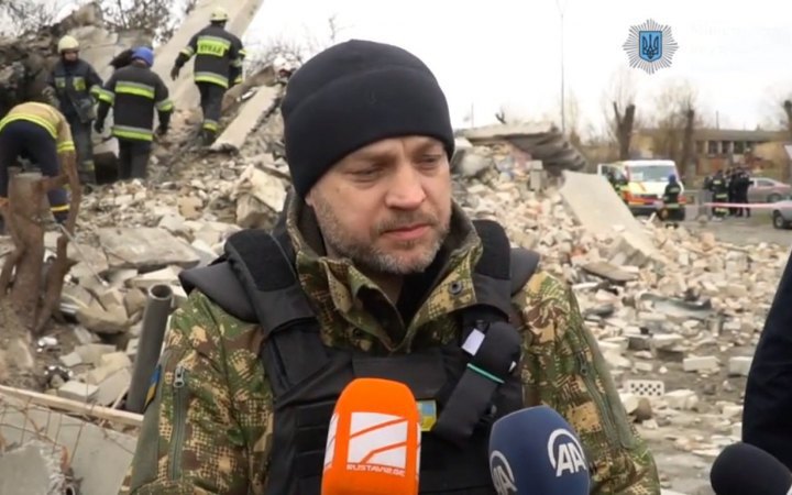 Russian shelling prevents rescue efforts in Borodyanka - interior minister