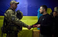 Zelenskyy visits frontline positions in Zaporizhzhya Region