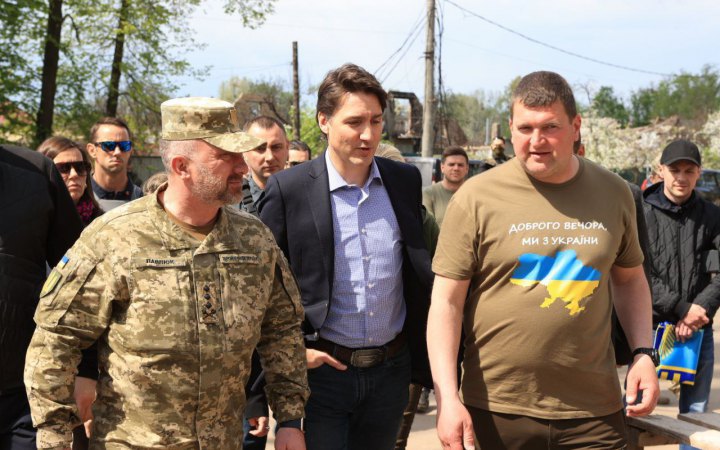 Canadian premier visits Irpin, Kyiv
