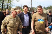 Canadian premier visits Irpin, Kyiv