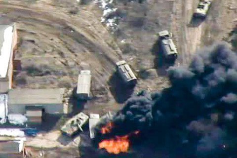 UAF destroyed command post and supply units of 35th Russian Combined Army