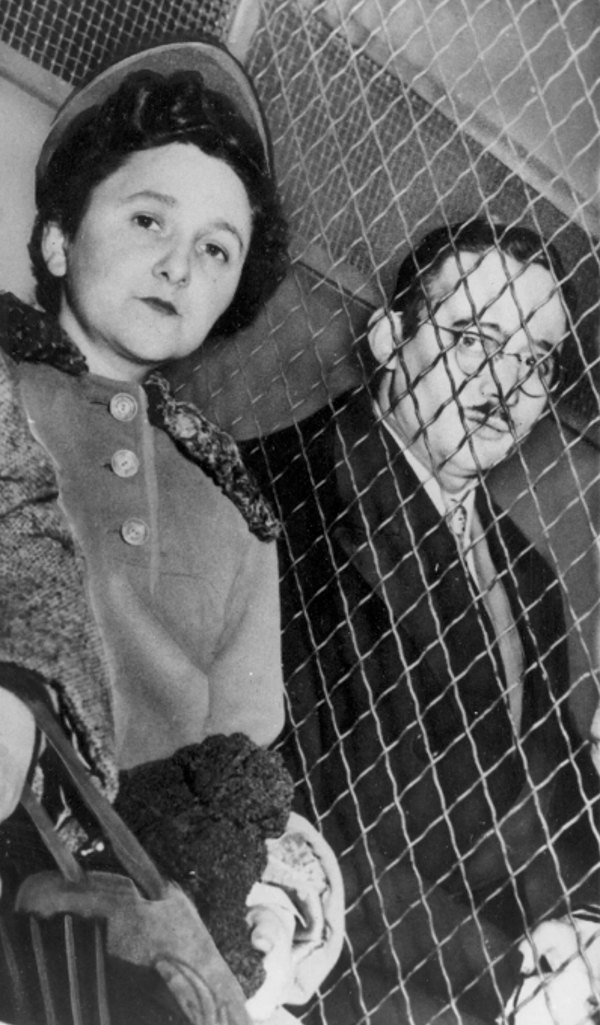 Ethel and Julius Rosenberg, March 1953