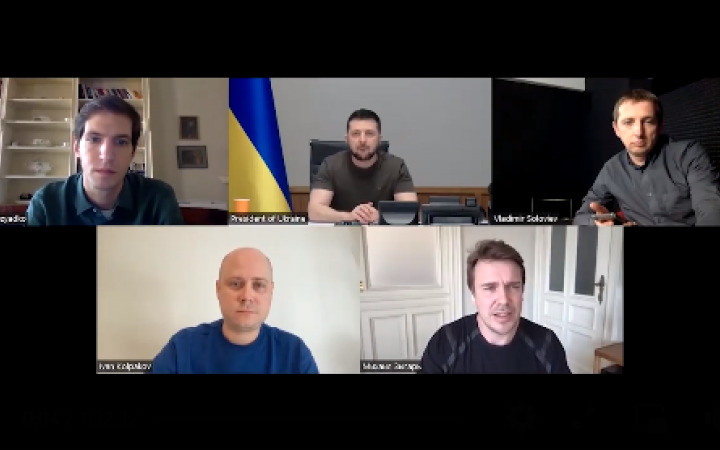 Zelenskyy's interview to the Russian media was promptly banned in Russia