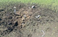 Missile Shot Down Close to Spasivka village, Zaporizhzhya