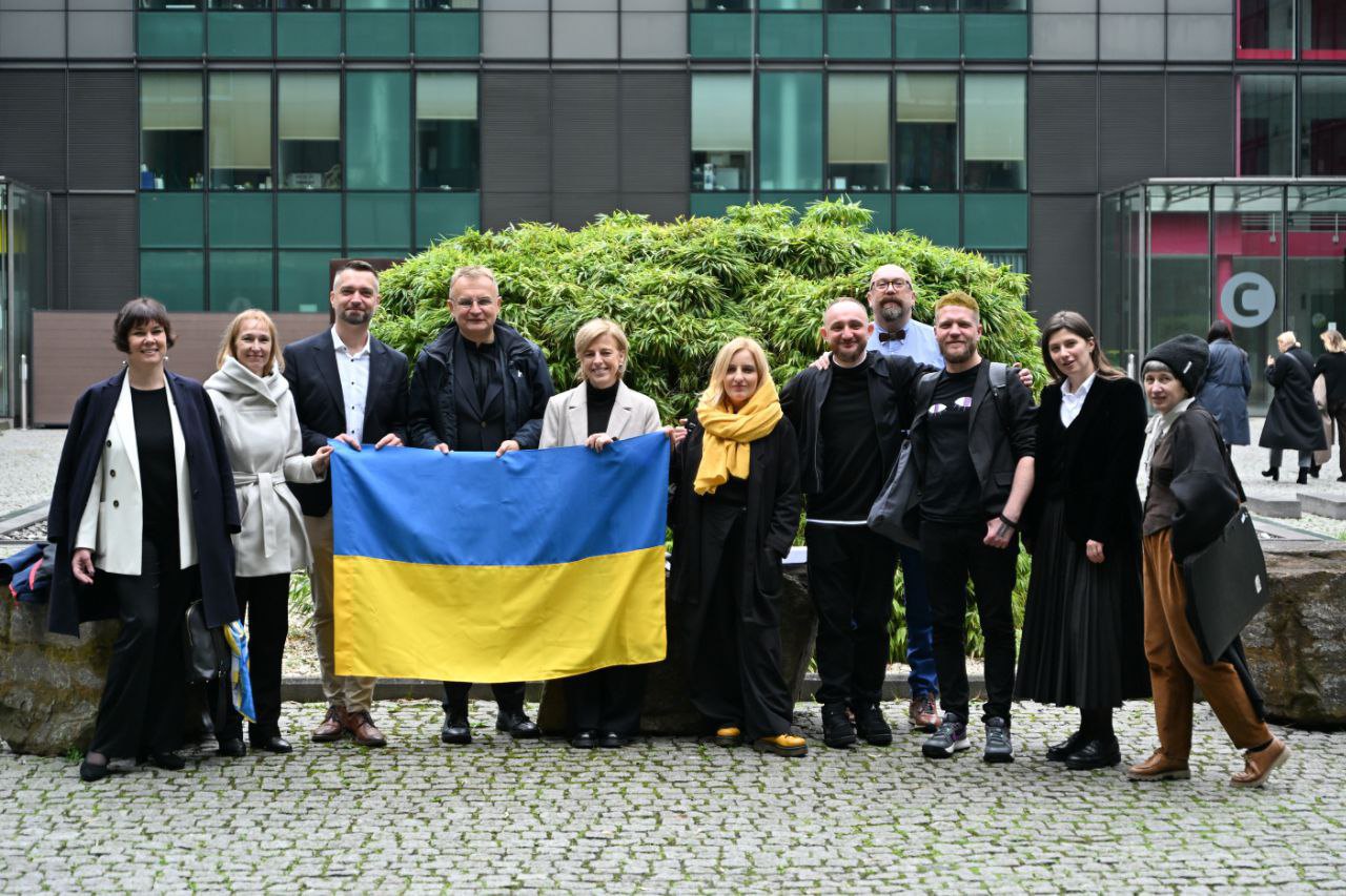 The Ukrainian team in Brussels