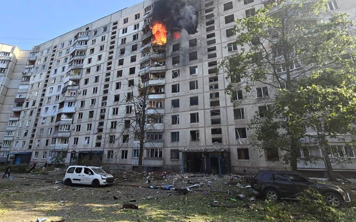 Kharkiv, the Russians hit the high-rise building