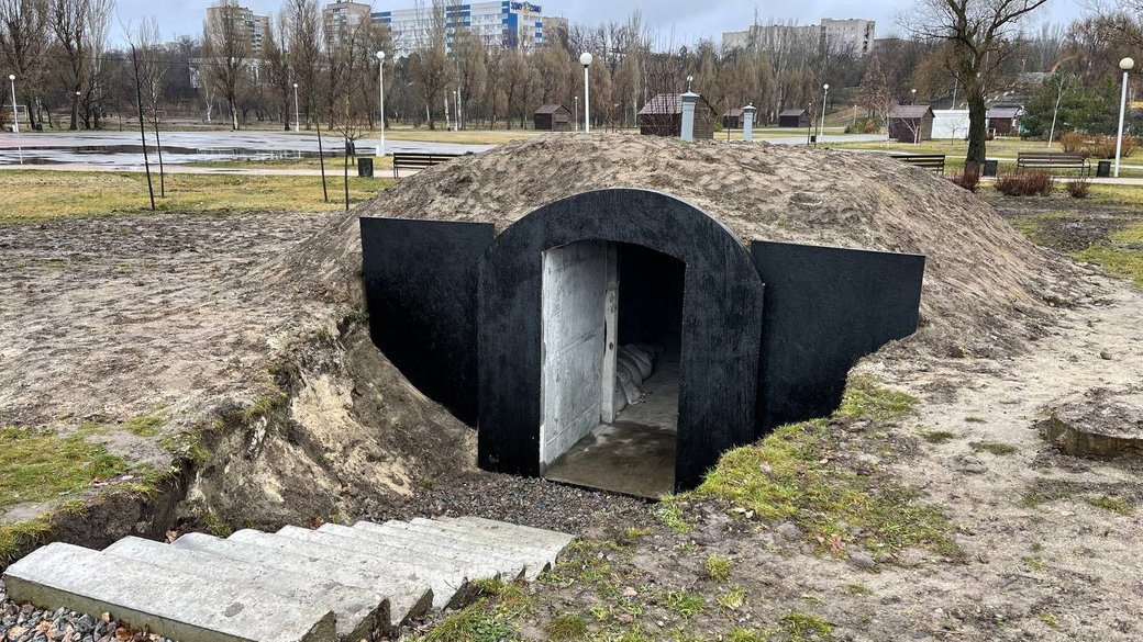 Modular shelter in Zaporizhzhya