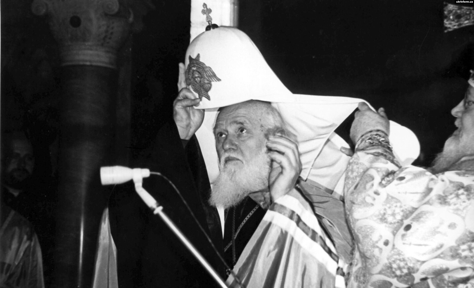 Enthronement of Patriarch Filaret of Kyiv and all Rus-Ukraine, Kyiv, 22 October, 1995.