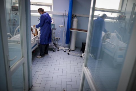 Kyiv hospitals are operating in wartime mode. 