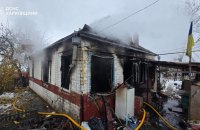 Four children, man die in fire in Kharkiv Region