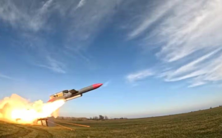 Flamingo missile over Chapaevsk