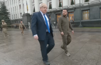 Zelenskyy discusses further support for Ukraine with Johnson, Cassis
