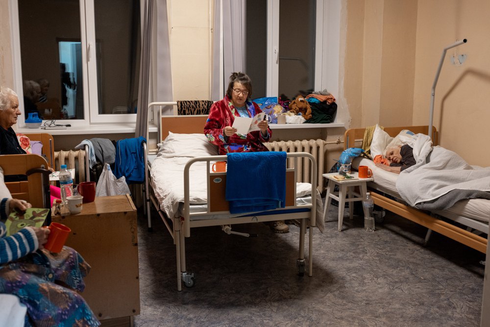 Evacuated residents of frontline areas, January 2024