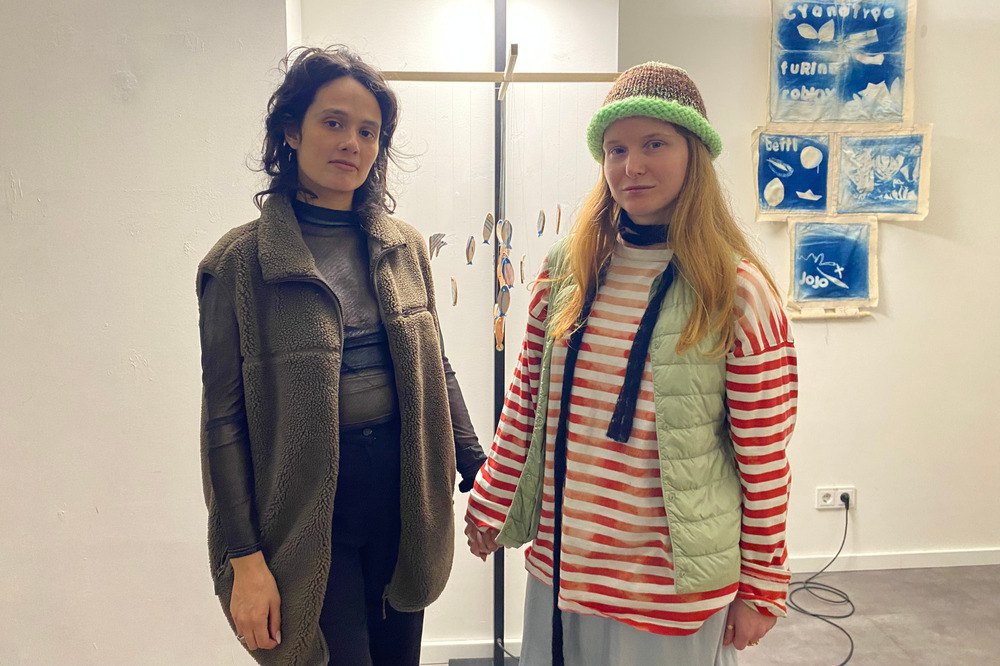Left: project lead of “Our Turn Now” María-Camila García Mendoza, and the project’s curator, Mariya Piletska.