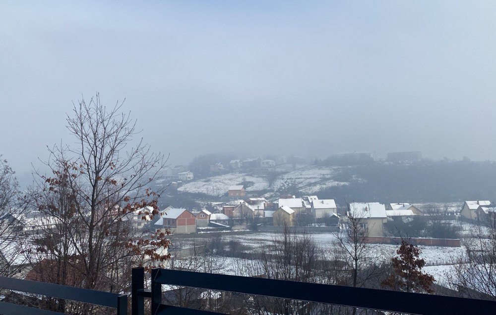  View of the village of Račak from the memorial