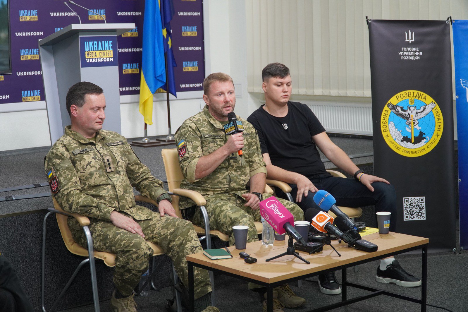 Andriy Yusov, Artem Shevchenko and Maksym Kuzminov