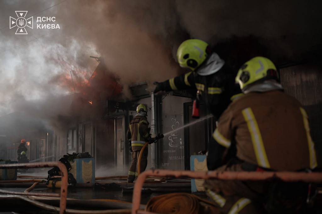  fires caused by the Russian Federation’s attack on Kyiv