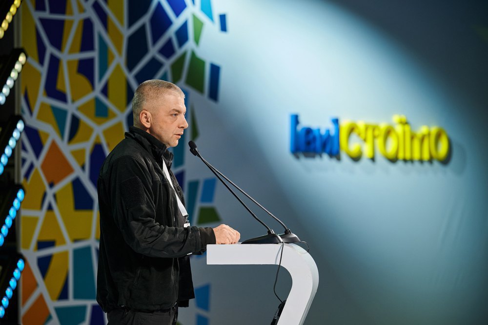 Maksym Butkevych at the XIII Civil Society Development Forum.