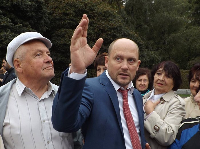 Serhiy Kaplin meets veterans in Poltava