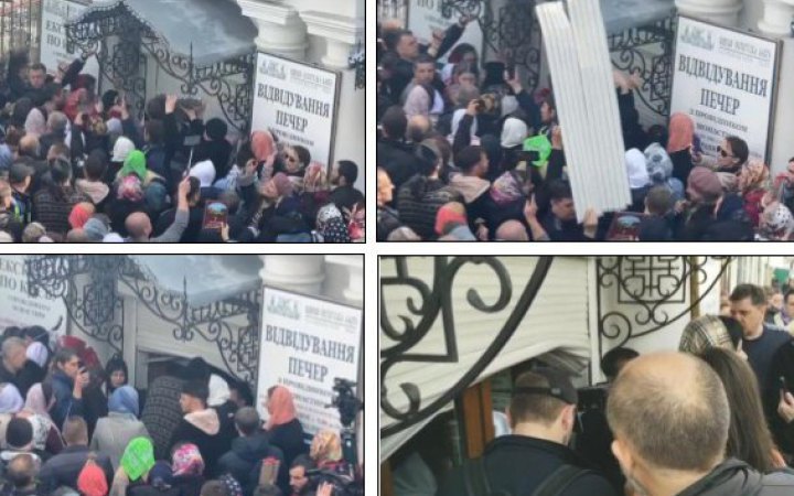 Clashes in Kyiv Pechersk Lavra: police detain four people