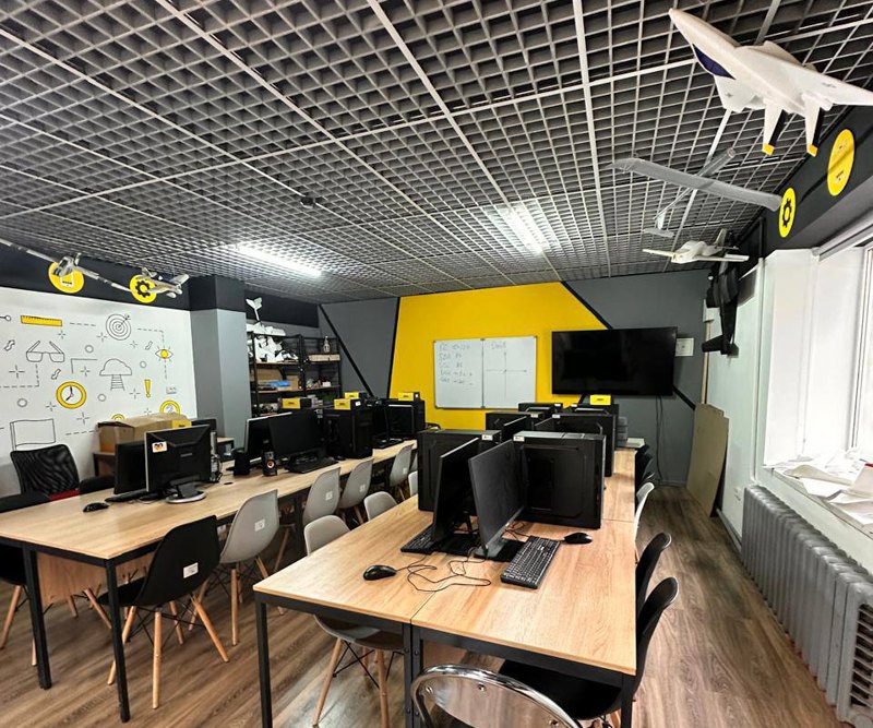 A centre where students are taught the subject ‘Defence of Ukraine’.