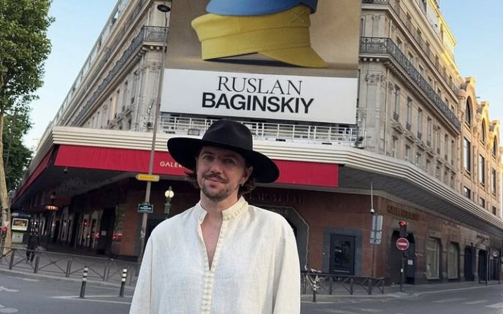 12 shop windows at Galeries Lafayette in Paris were dedicated to the Ukrainian brand Ruslan Baginskiy