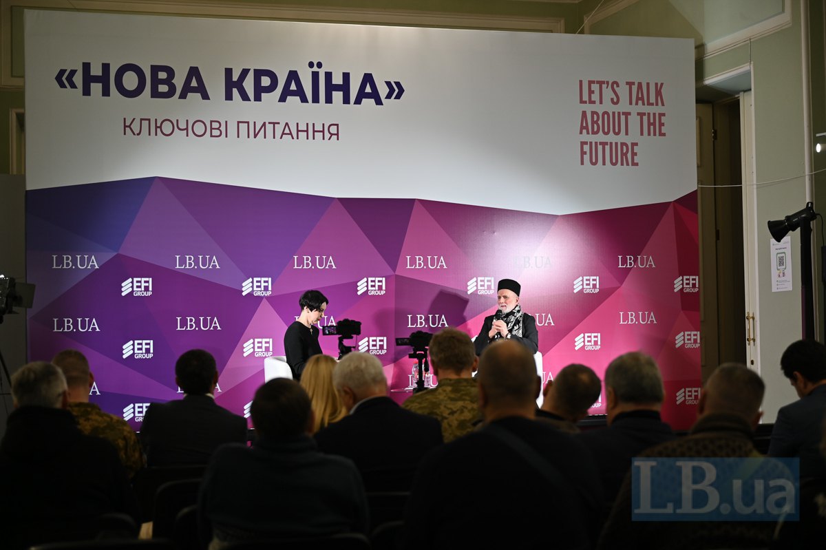 Bishop Borys Gudziak and LB.ua editor-in-chief Sonya Koshkina