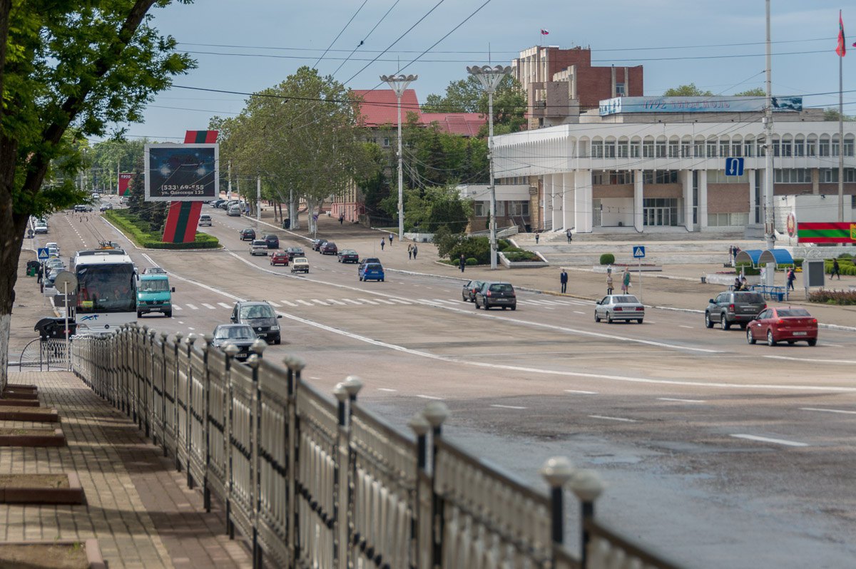 Tiraspol city centre.