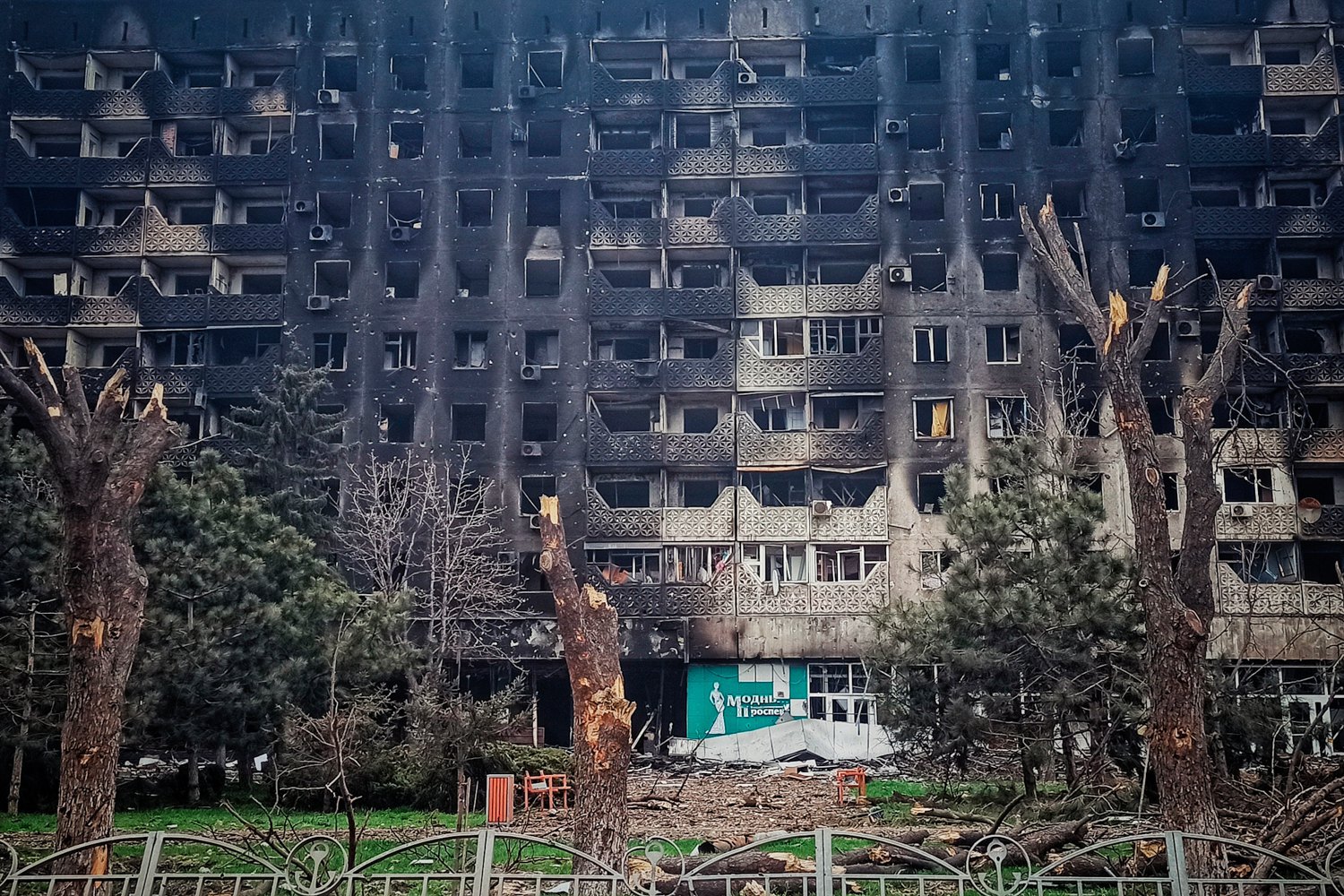 Destroyed Mariupol