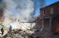 Missile hits police building in Kryvyy Rih, kills policeman, wounds 60 more people