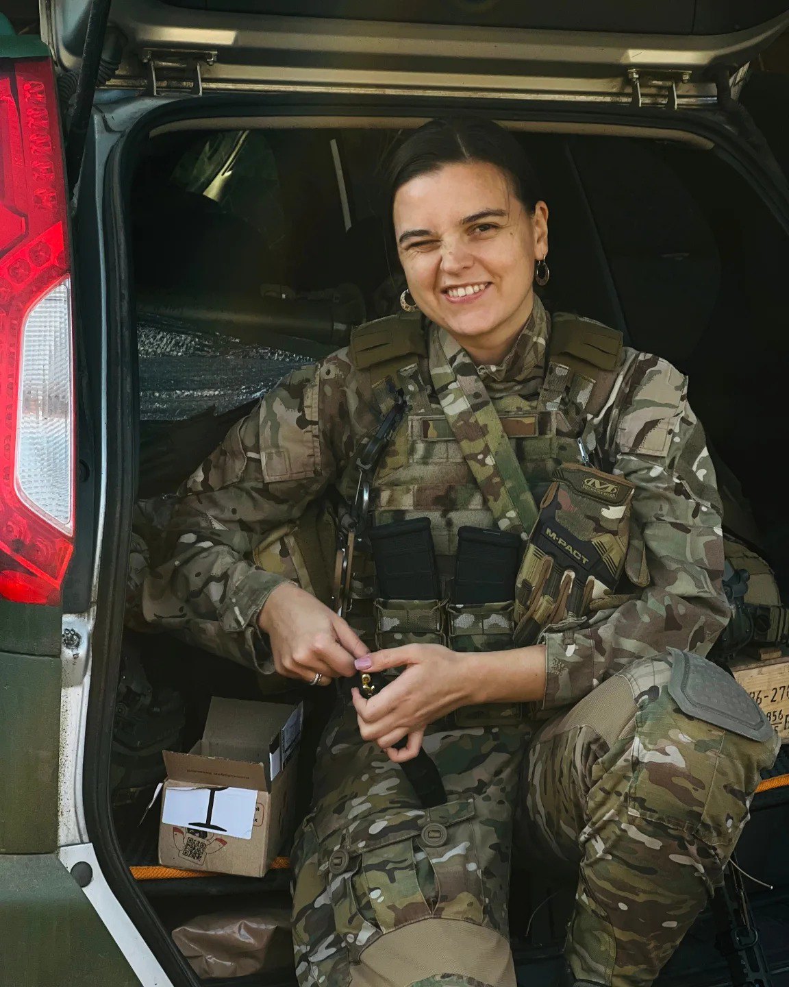Olena Apchel in the Armed Forces of Ukraine