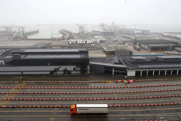 The Port of Dover, UK, 31 January 2020