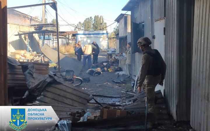 Seven killed, 12 wounded by Russian shelling of Avdiyivka market