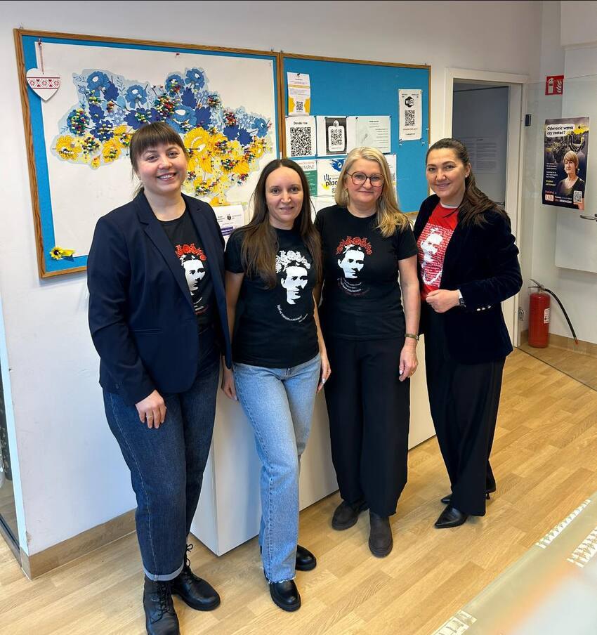  Ukrainian Women’s Club at Ukrainian House in Warsaw and Myroslava Keryk