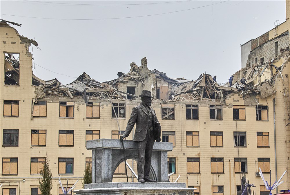 Kharkiv after shelling