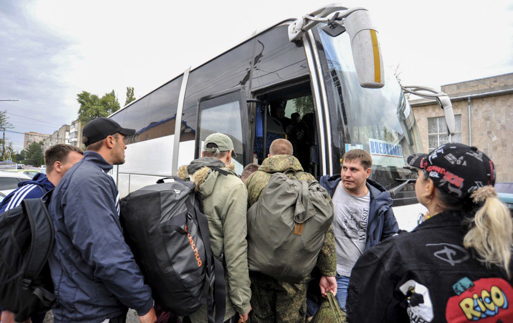 Mobilisation point in the Russian Federation