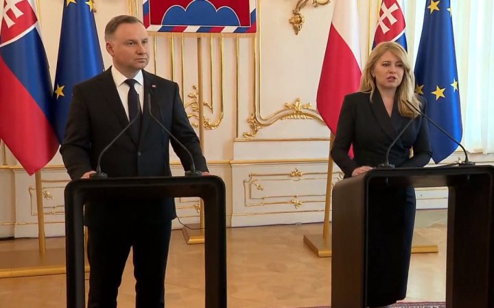 Polish, Slovak presidents to lobby for Ukraine's candidate status in EU