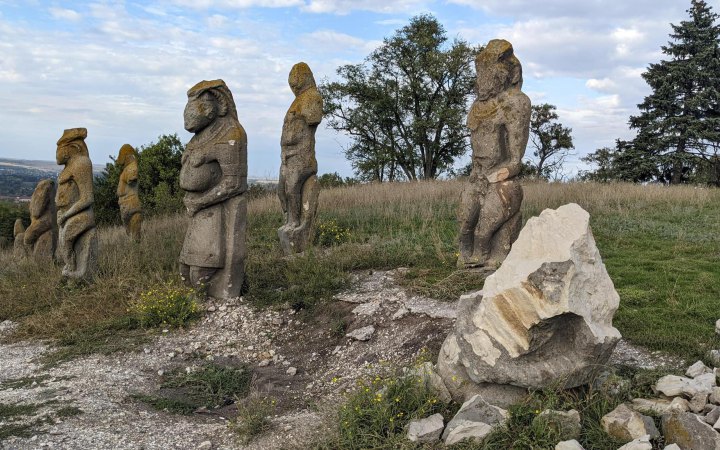 Ukrainian culture minister says Russians ruined ancient statue near Izyum