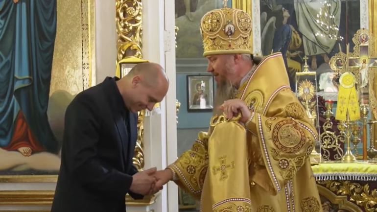 Metropolitan Yelysey and Vitaliy Ganchev