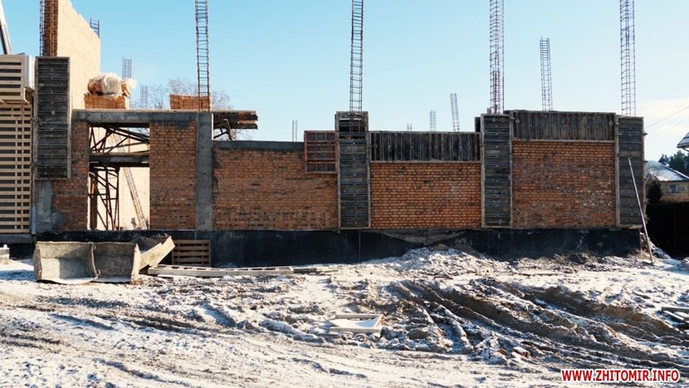 Construction of the veteran hub in Zhytomyr