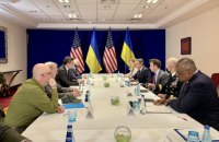 Ukrainian foreign, defence ministers hold talks with Biden in Warsaw