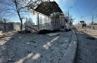 Four killed as Russian shelling hits transport stop in Kherson