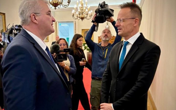 Sybiha discusses Zelenskyy's victory plan with Szijjártó in Budapest