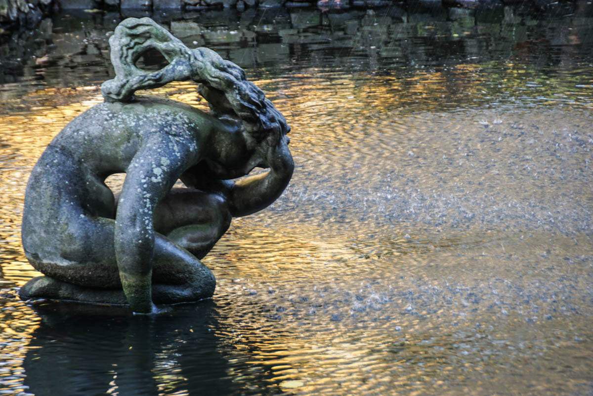  The Lileya sculpture in Stryy Park in Lviv