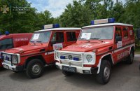 SES of Ukraine: 11 units of fire and rescue equipment and five resuscitation vehicles arrived in Ukraine from Austria